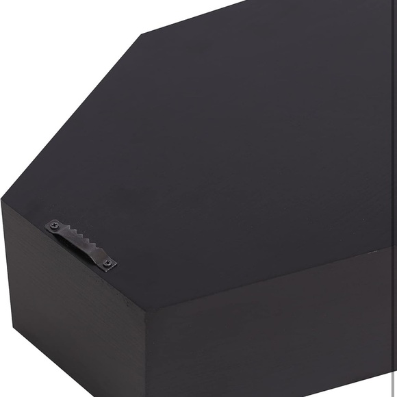 Black Coffin Wall Shelf NEVER USED - Picture 4 of 9